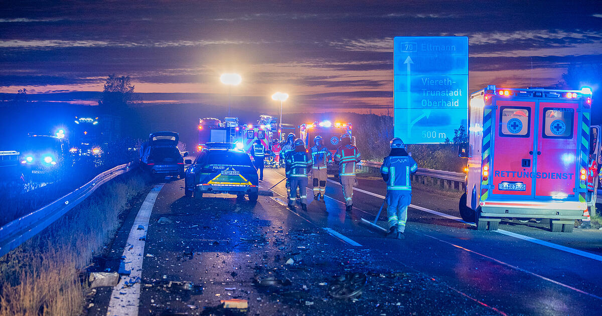 Geisterfahrer-Unfall auf A70 bei Bamberg: Fahrschüler unter ...