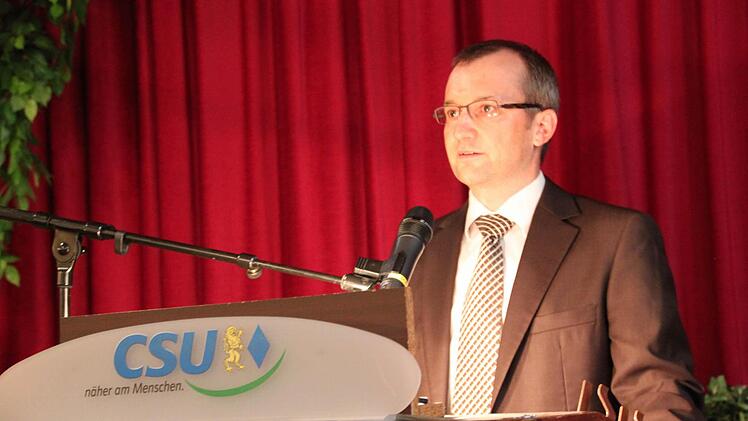 Stadtverbandsvorsitzender Christian Barth bei der Begrüßung