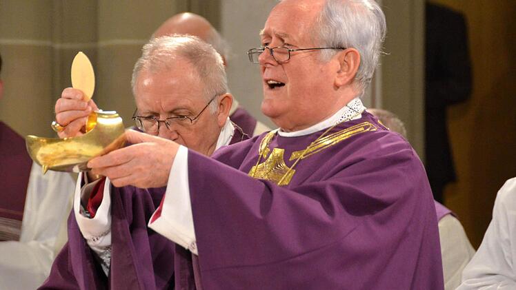 Besuch des Bischofs in Bad Kissingen. Foto: Peter Rauch