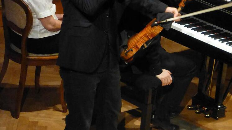 Davifd Garrett und Julien Quentin im Großen Saal. Foto: Ahnert