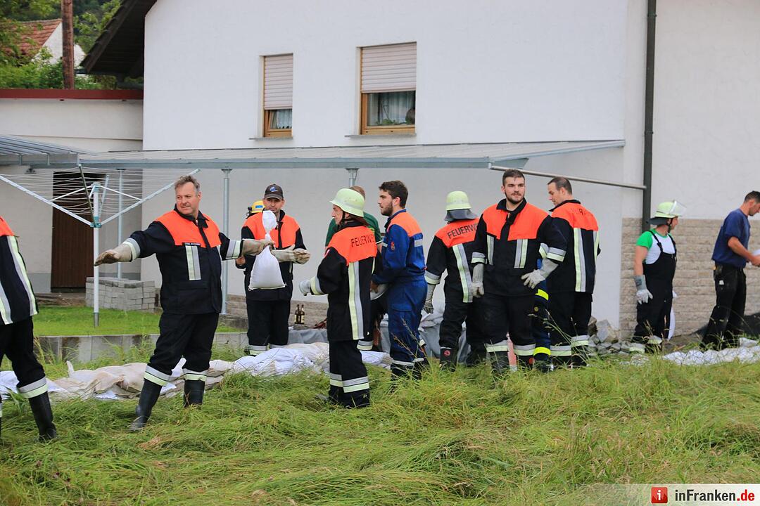 Hochwasser in Rauhenebrach