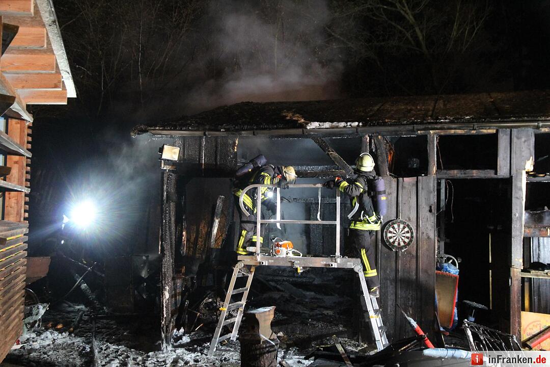 Scheune auf Jugendfarm in Erlangen brennt aus