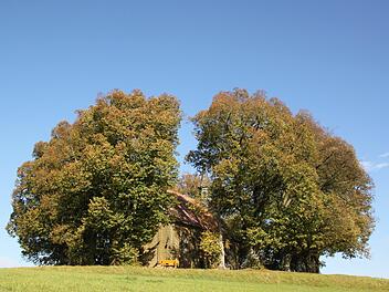 Der Veitsberg oder Ansberg ist mit seinem geschlossenen Lindenkranz einer der bekanntesten Kraftorte  am Obermain. Foto: Matthias Einwag