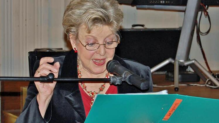 Marie-Kuise Marjan bei ihrer Lesung im Rahmen der Genusswelten. Foto: Sigismund von Dobschütz