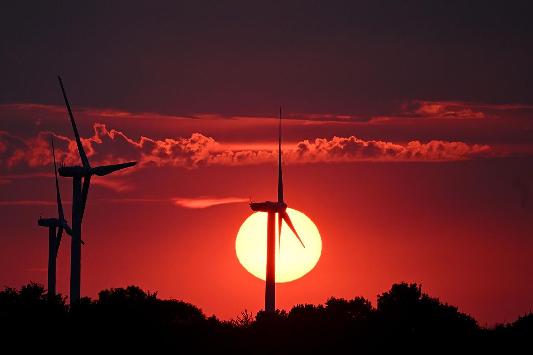 Sonnenuntergang in Nordrhein-Westfalen