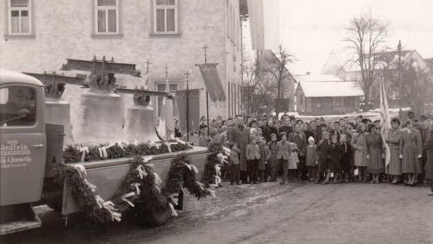 Historisches Bild aus Frankenbrunn. Foto: Privat