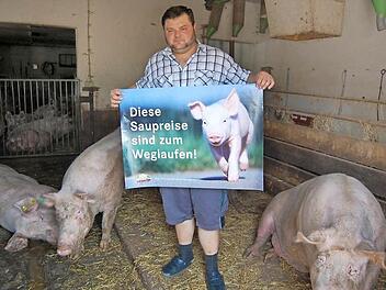 Jonas Rühr will selbst entscheiden, was für seinen Betrieb gut ist.  Fotos: Alfred Thieret