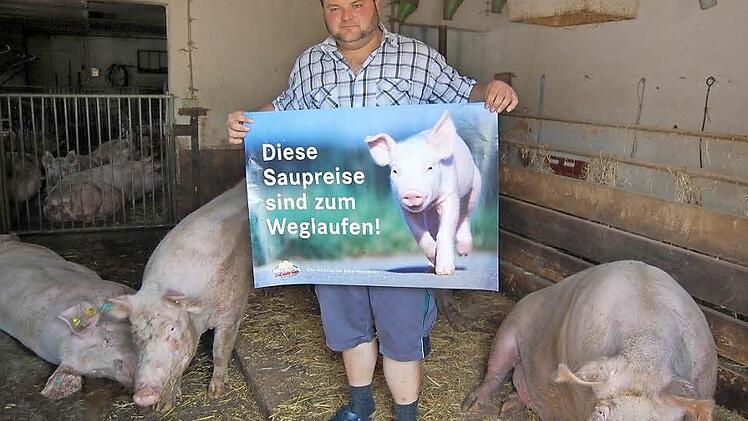 Jonas Rühr will selbst entscheiden, was für seinen Betrieb gut ist.  Fotos: Alfred Thieret