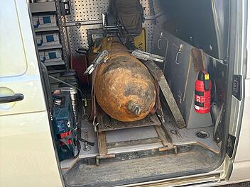 Entsch&auml;rfte Fliegerbombe N&uuml;rnberg