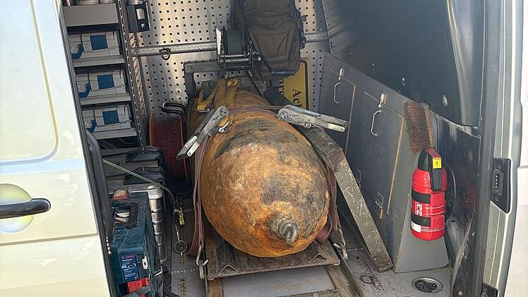 Entsch&auml;rfte Fliegerbombe N&uuml;rnberg