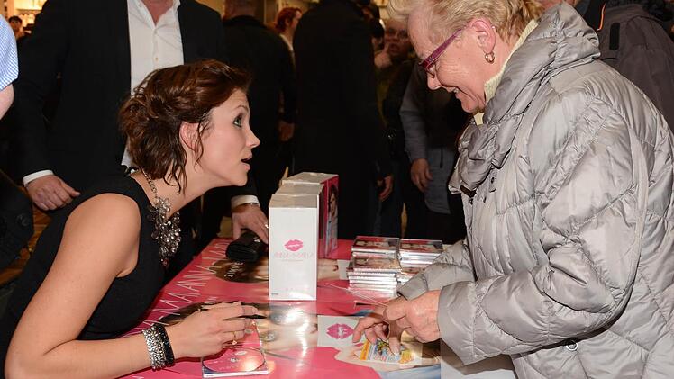 Anna-Maria Zimmermann im Kulmbacher einkaufszentrum "Fritz" Foto: Dagmar Besand
