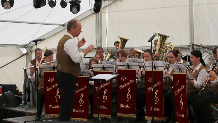 Impressionen vom Coburger "Lokalklang" am Sonntag: Blaskapelle MeederFoto: Jochen Berger