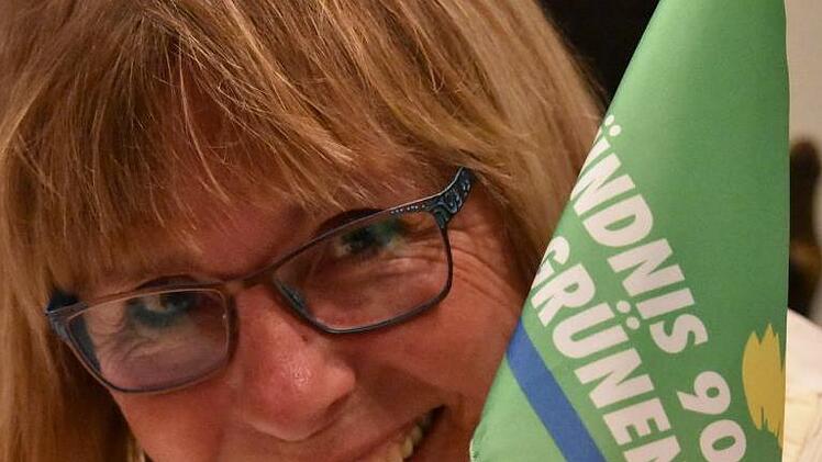 Die rheinische Frohnatur und &uuml;berzeugte Wahl-Kulmbacherin und Gr&uuml;ne Dagmar Keis-Lechner will auf den Oberb&uuml;rgermeisterstuhl. Foto: Uschi Prawitz