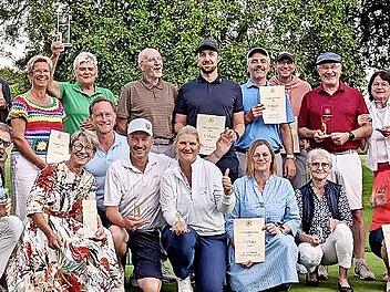 Die Siegerinnen und Sieger der Einzel-Clubmeisterschaften.