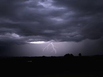 Gewitter in Bayern