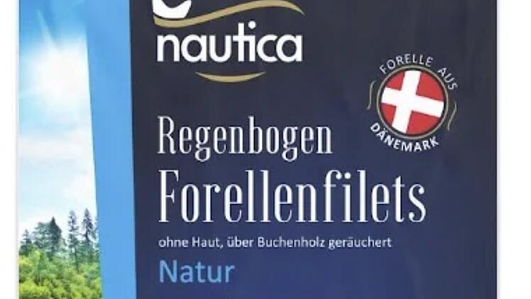 Lidl weitet Fisch-R&uuml;ckruf aus: Nautica Regenbogen Forellenfilets Natur