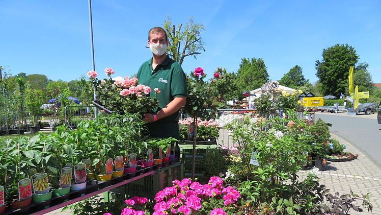 Blumen für den Balkon, die Terrasse und den Garten: Gärtner Michael hat eine bunte Auswahl.