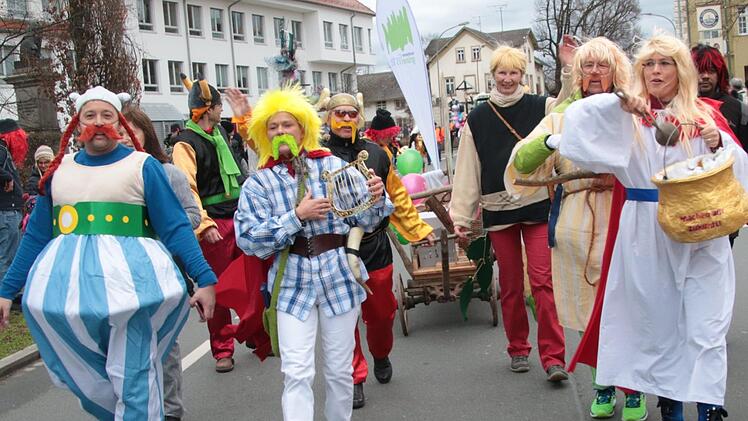 Der Forchheimer Faschingszug, ein Spektakel für alle.  Josef Hofbauer