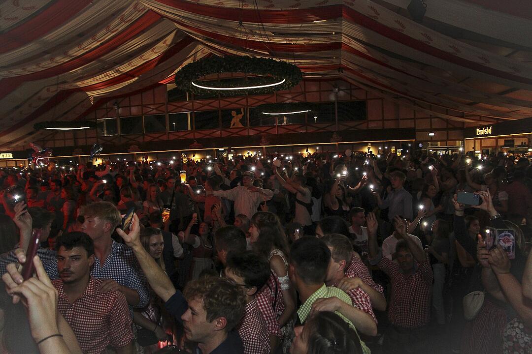 Am Donnerstag spielten die "Stoapfälzer Spitzbuam".