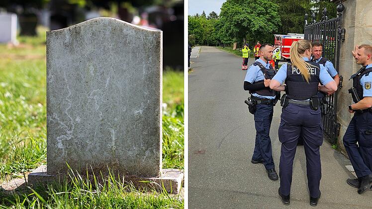 Ein fahrerloses Auto im Kreis Coburg rollte auf einen Friedhof