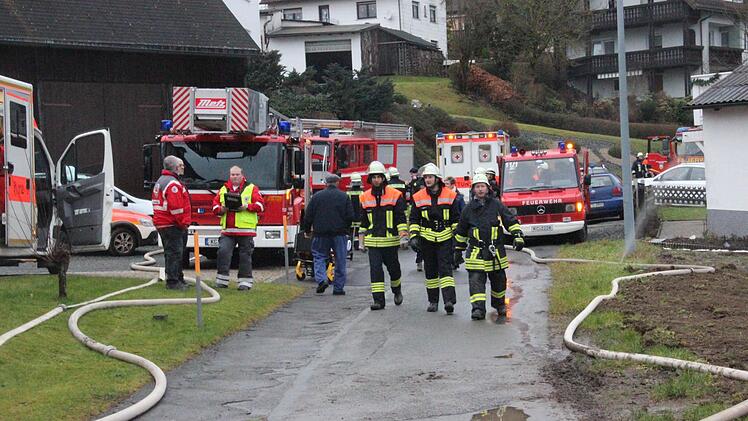 Brandeinsatz in Lahm. Foto: Marco Meißner