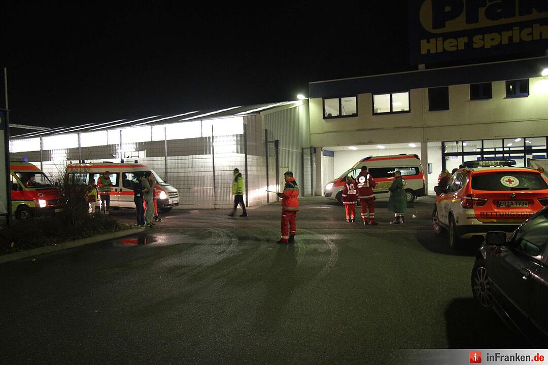 Medizinischer Großeinsatz in Herzogenaurach