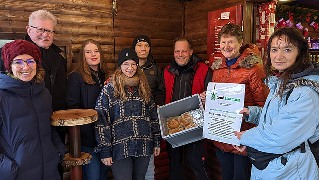Bayreuth: Weniger Lebensmittelabf&auml;lle bei Christkindlesmarkt - Aktion von Stadt und Foodsharing