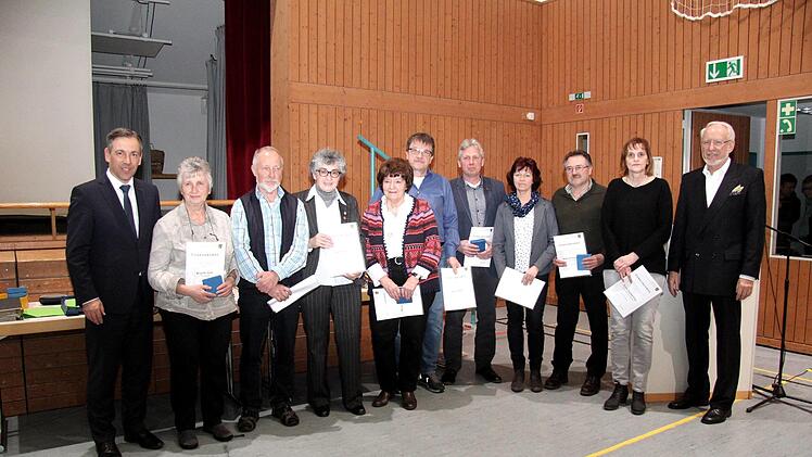 Auch zahlreiche Ehrenamtliche wurden für besondere Verdienste im Sport ausgezeichnet. Foto: Richard Sänger