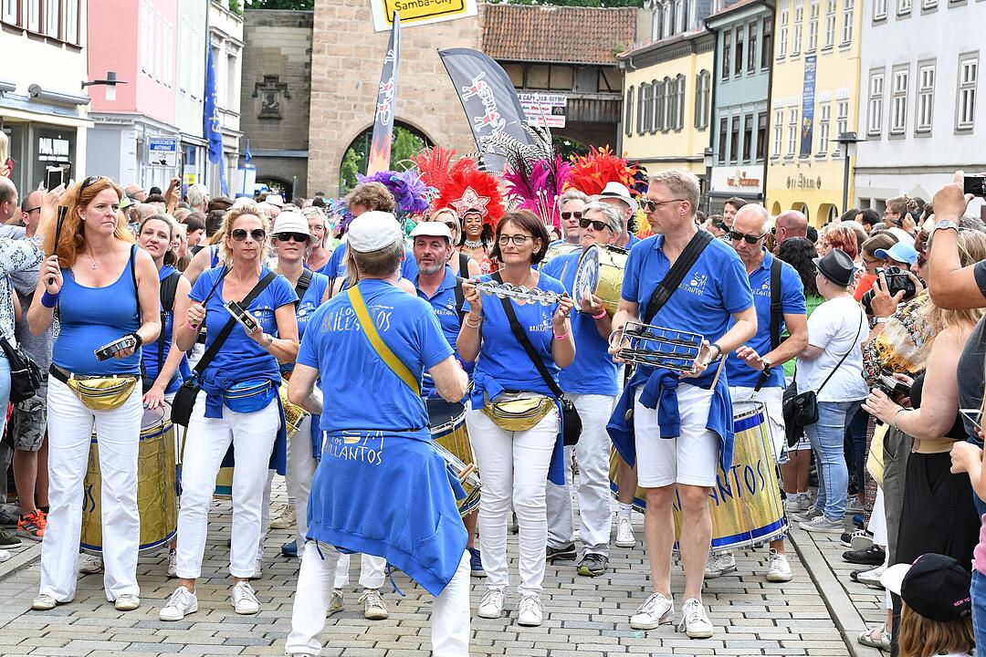 Umzug beim Samba-Festival in Coburg