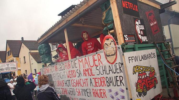 Die FFW-Laibarös hatte das Haus des Geldes erfunden. Foto: Joseph Beck