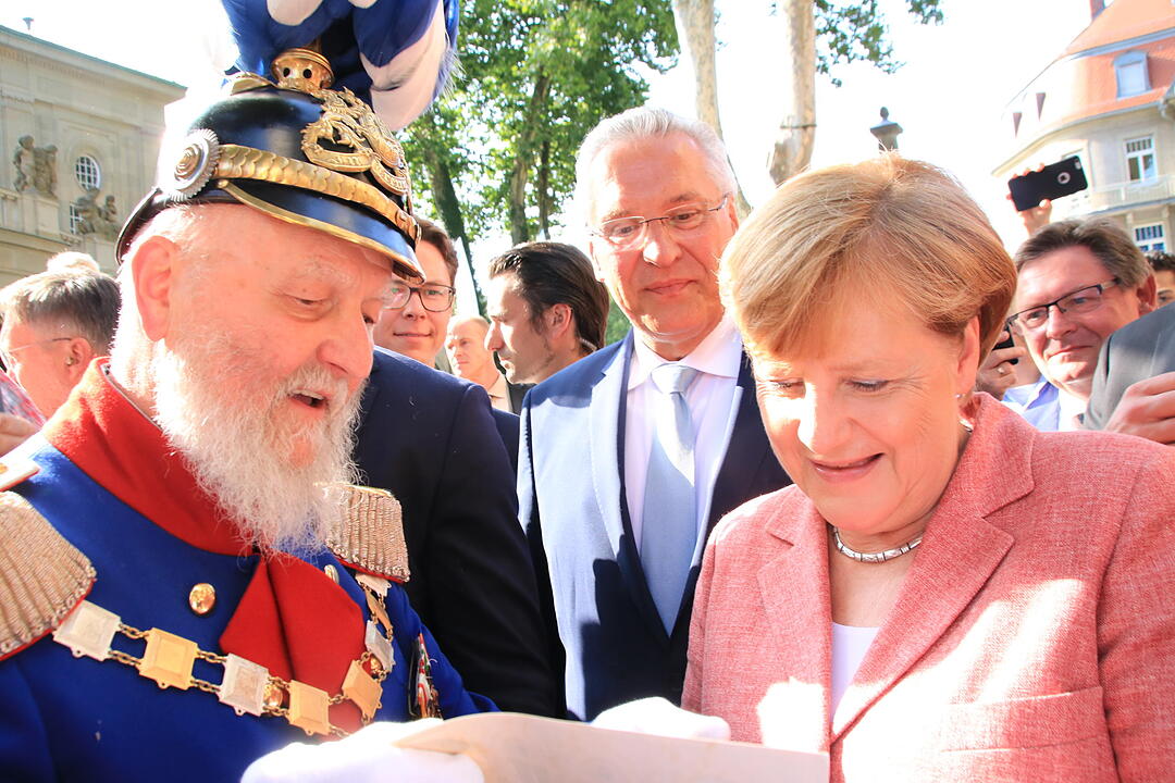 Angela Merkel zu Besuch in Bad Kissingen