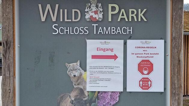 Masken- und Registrierpflicht gelten beim Besuch im Wildpark.