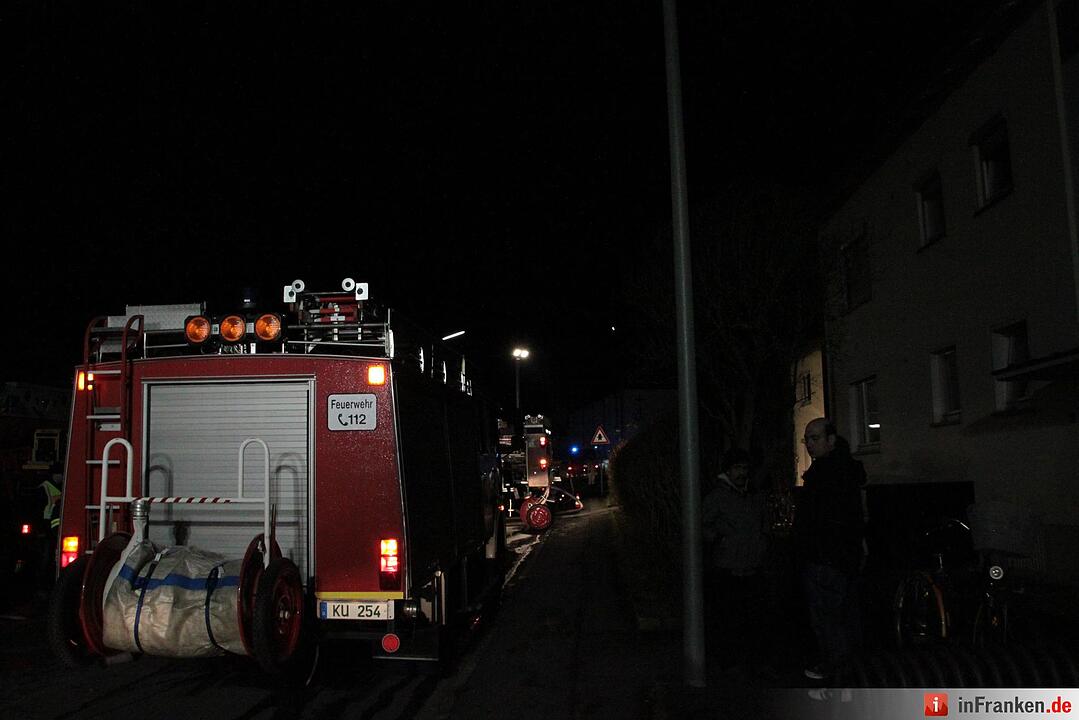 Brand im Asylheim Kulmbach: Großeinsatz