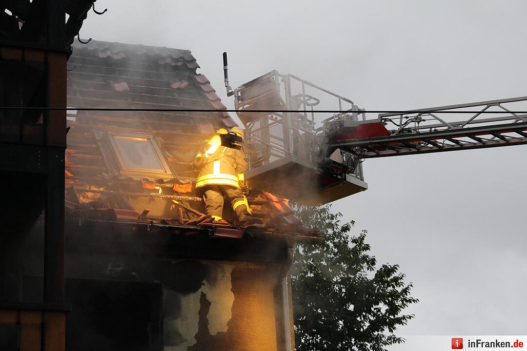 Kreis Fürth: Zwei Verletzte bei Brand