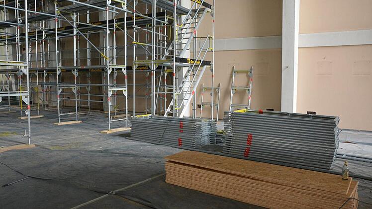 Sanierung der St. Laurentius Kirche in Bad Bocklet. Foto: Björn Hein