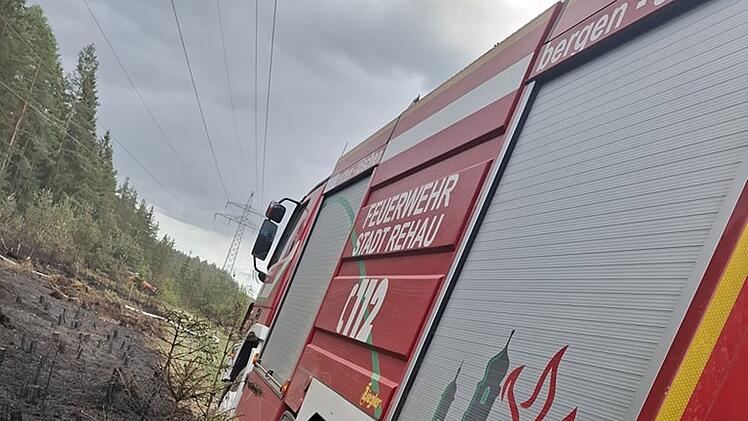Martinlamitz: Große Waldfläche in Flammen - Kripo ermittelt