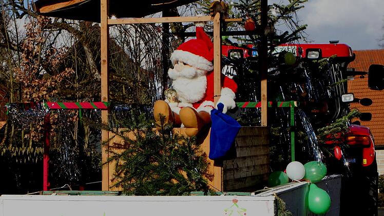 Der Weihnachtsmarkt geschlossen - ein Clou.
