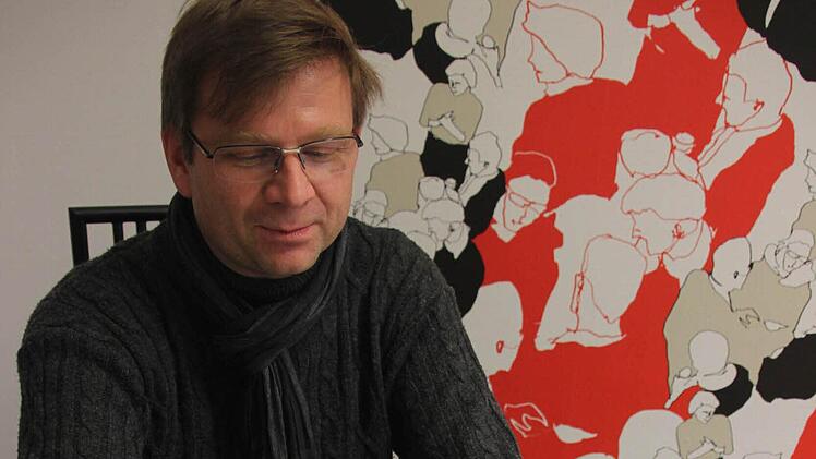 Nicht selten hat Henrik Hauguth für Loewe Visitenkarten und Briefvorlagen geliefert. Auf den letzten drei Rechnungen ist der Unternehmer allerdings sitzen geblieben. Foto: Alexander Löffler