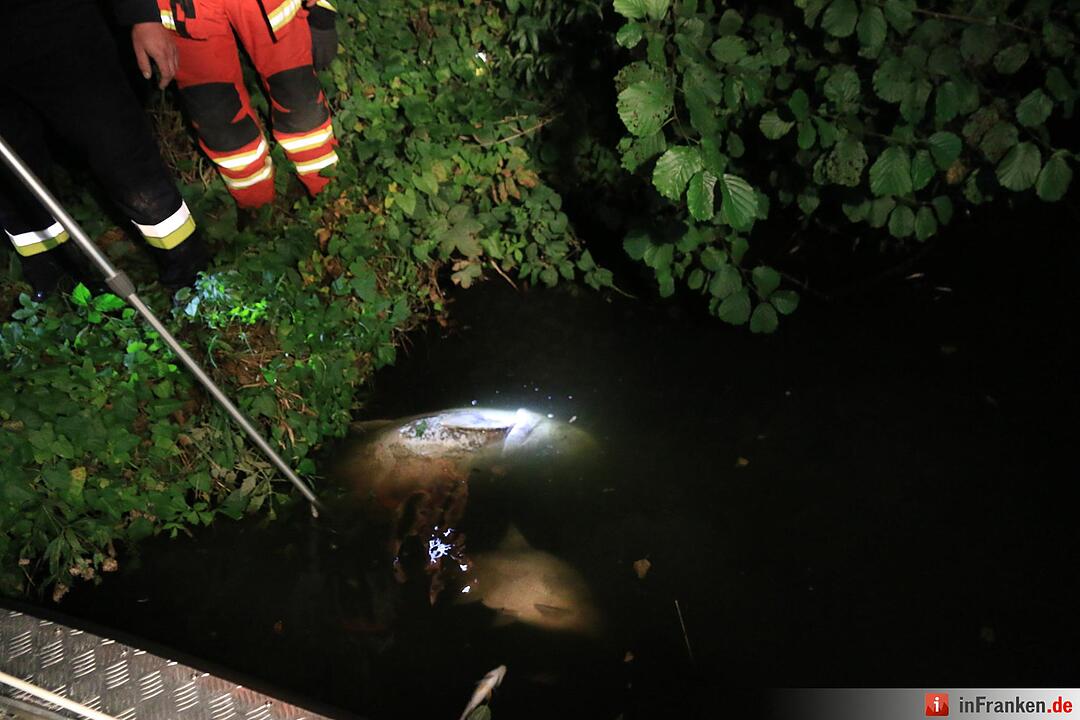 Westsee in Bad Staffelstein umgekippt