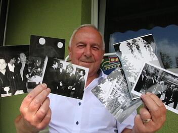 Siegfried Steinbach erzählt aus seiner Zeit im Steigenberger Hotel in Bad Kissingen, für das der Freistaat im Jahr 2010 den Pacht-Vertrag aufgelöst hat. Foto: Ralf Ruppert