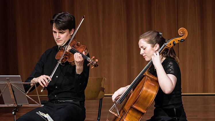 Ein beeindruckendes Coburg-Debüt gelang dem jungen Lazarus String Quartet beim Auftritt im Kongresshaus Rosengarten.Foto: Jochen Berger