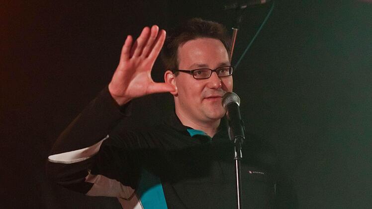 Thore Wojke vom Hochschulkabarett "Schlagwort"