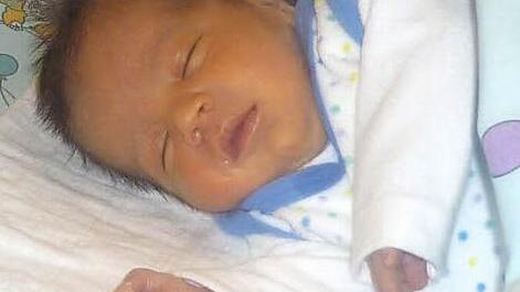 Auch ein Zeichen der Hoffnung: Eine gefl&uuml;chtete Frau brachte j&uuml;ngst dieses Baby in Bamberg zur Welt.  Fotos: privat