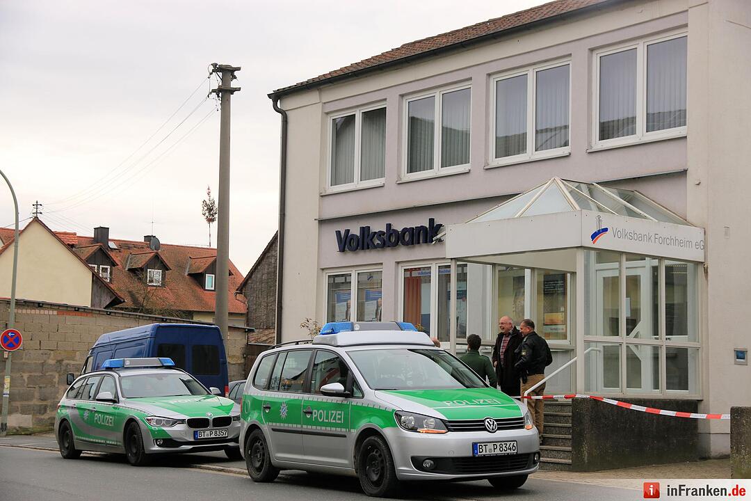 Banküberfall in Hausen bei Forchheim