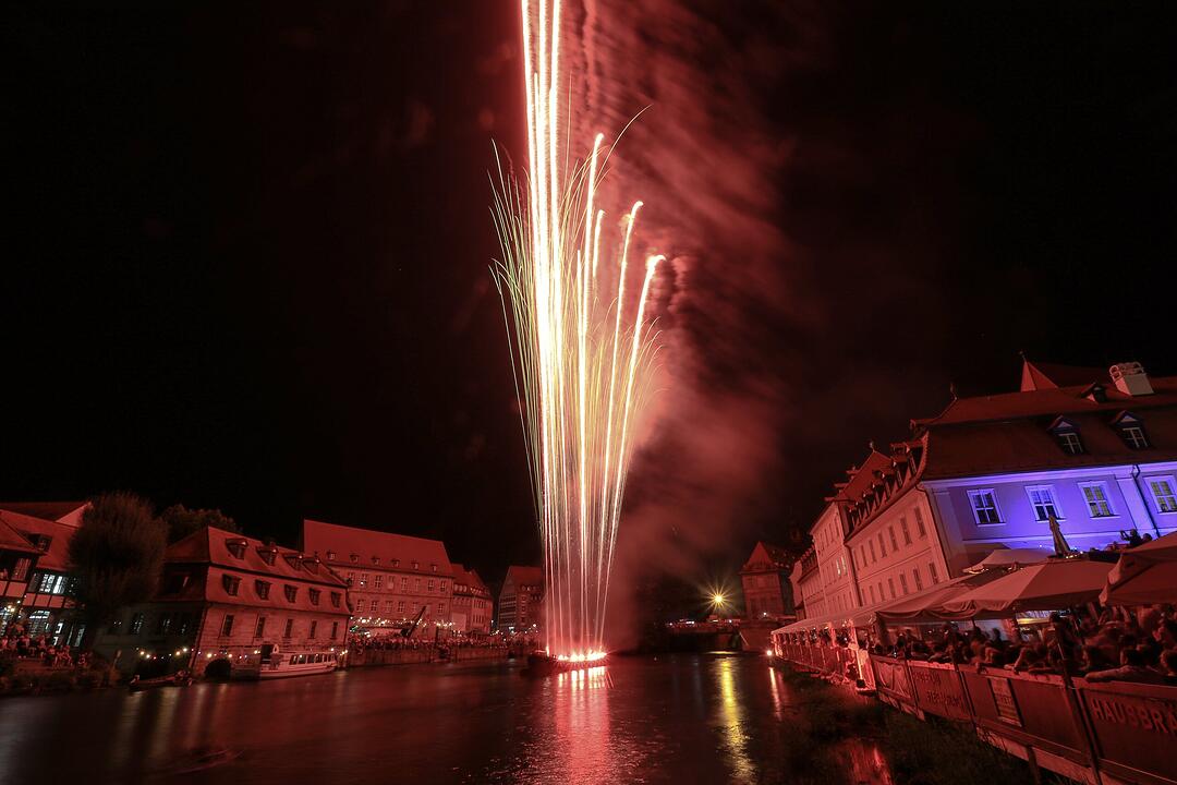 Sandkerwa 2019: das Abschlussfeuerwerk