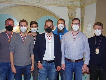 Ehrungen vom Fastnachtsverband Franken Foto: Klaus Werner