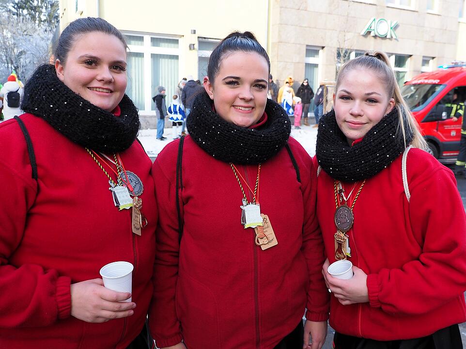 Eine der ersten Faschingsumzüge in der Region