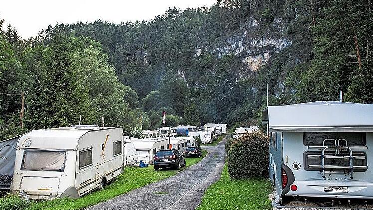 Wohin mit den Wohnmobilen der Besucher in der Fränkischen Schweiz? In Gößweinstein will man jetzt einen festen Platz mit Ver- und Entsorgungsanlagen anbieten.