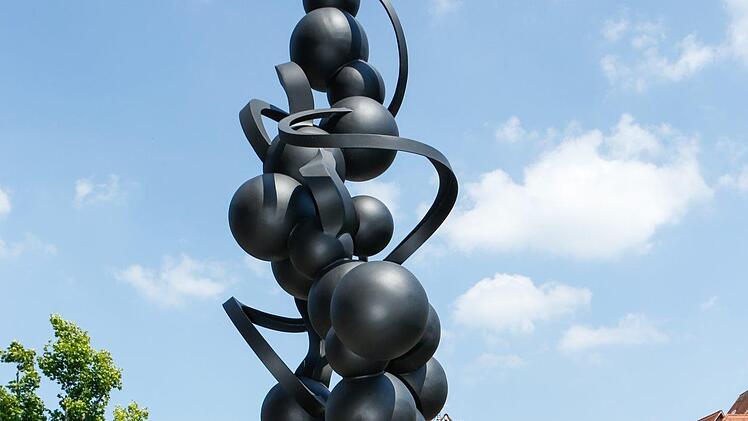 Eröffnung der Großplastikenausstellung von Rui Chafes in Bamberg am 12. Mai 2018. Foto: Matthias Hoch