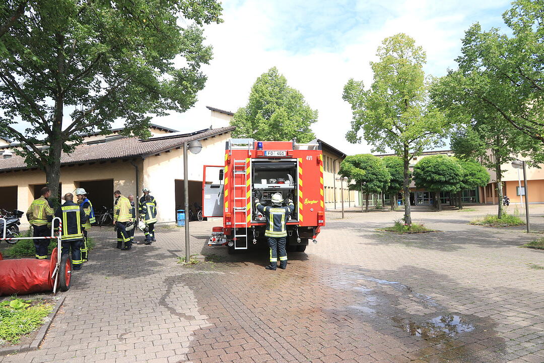 Brand an Berufsschule in Forchheim